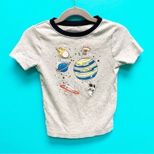 Wonder Nation Gray Space-Themed Kids Tee